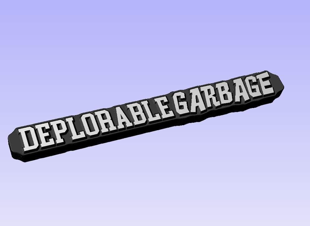 DEPLORABLE GARBAGE CNC Machined Harley Shift Linkage