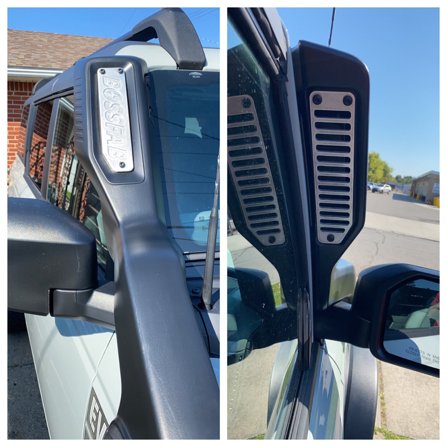 Custom CNC Machined Ford Bronco Everglades Snorkel Plates