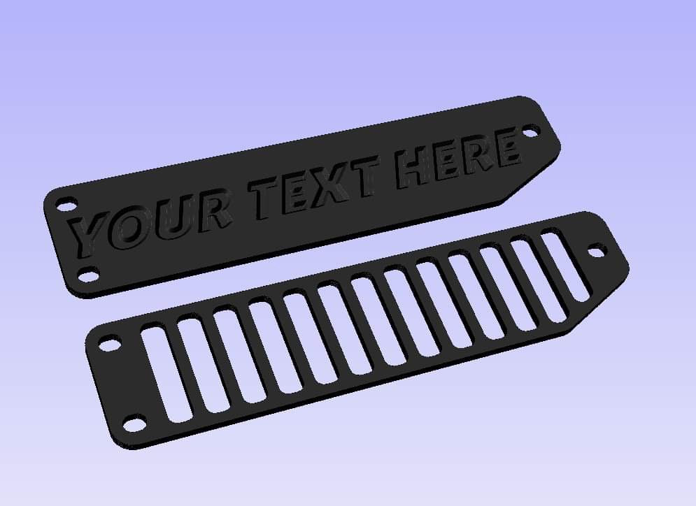 Custom CNC Machined Ford Bronco Everglades Snorkel Plates
