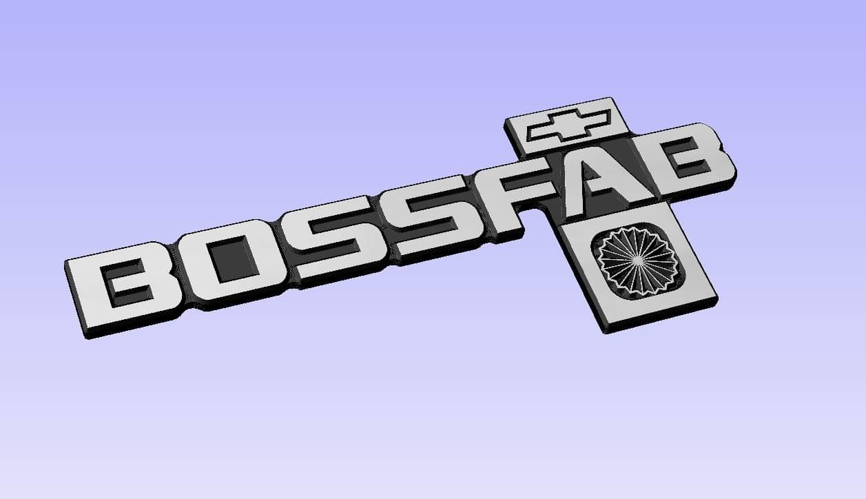 CNC Machined Billet Aluminum Custom Square Body Emblems