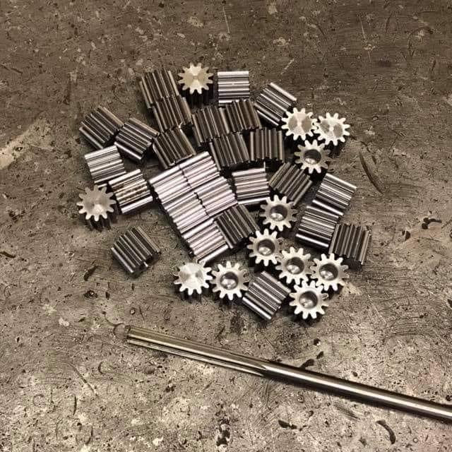 Set of 4 nema23 motor gears for Gryphon CNC routers