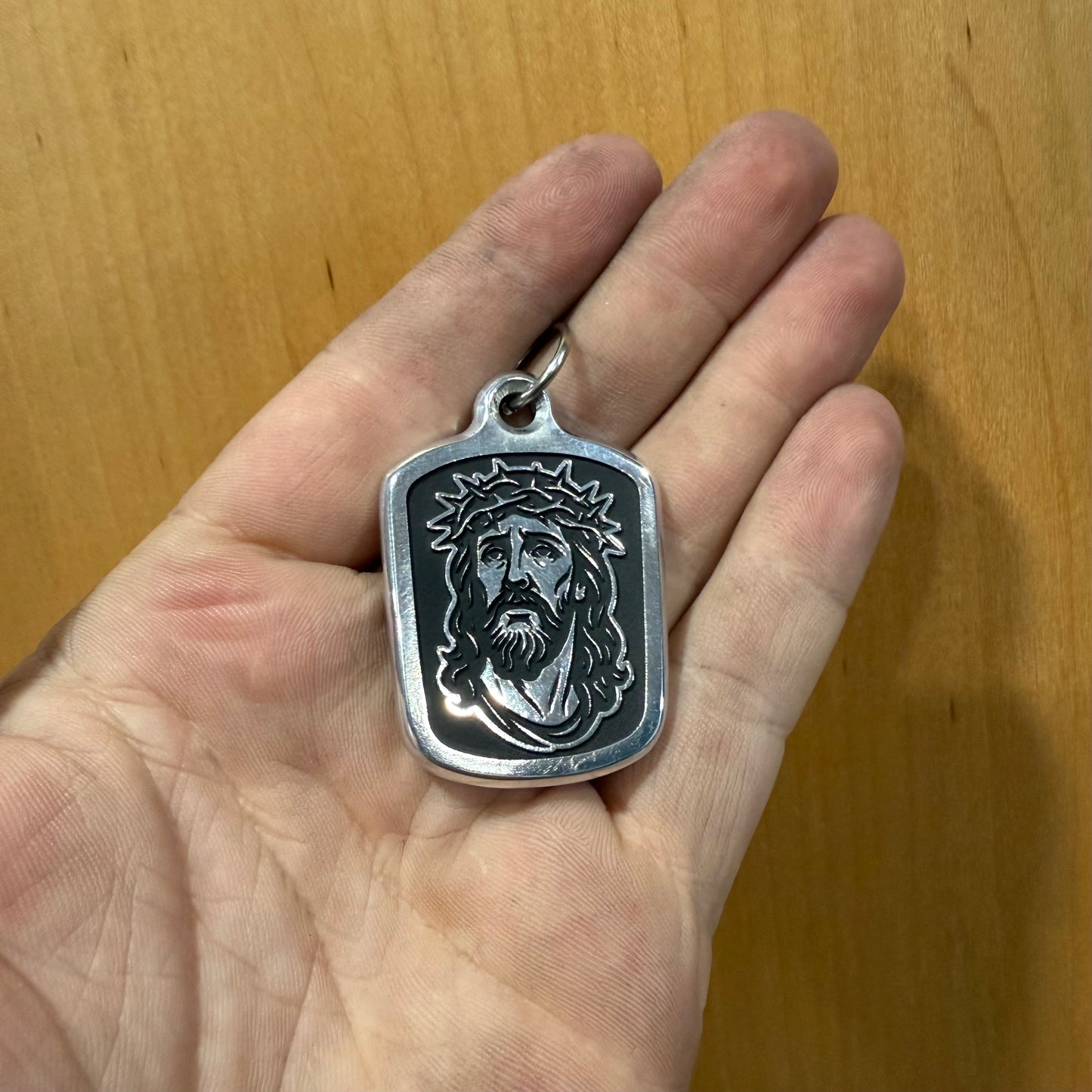 Jesus Billet Necklace Pendant & Bail