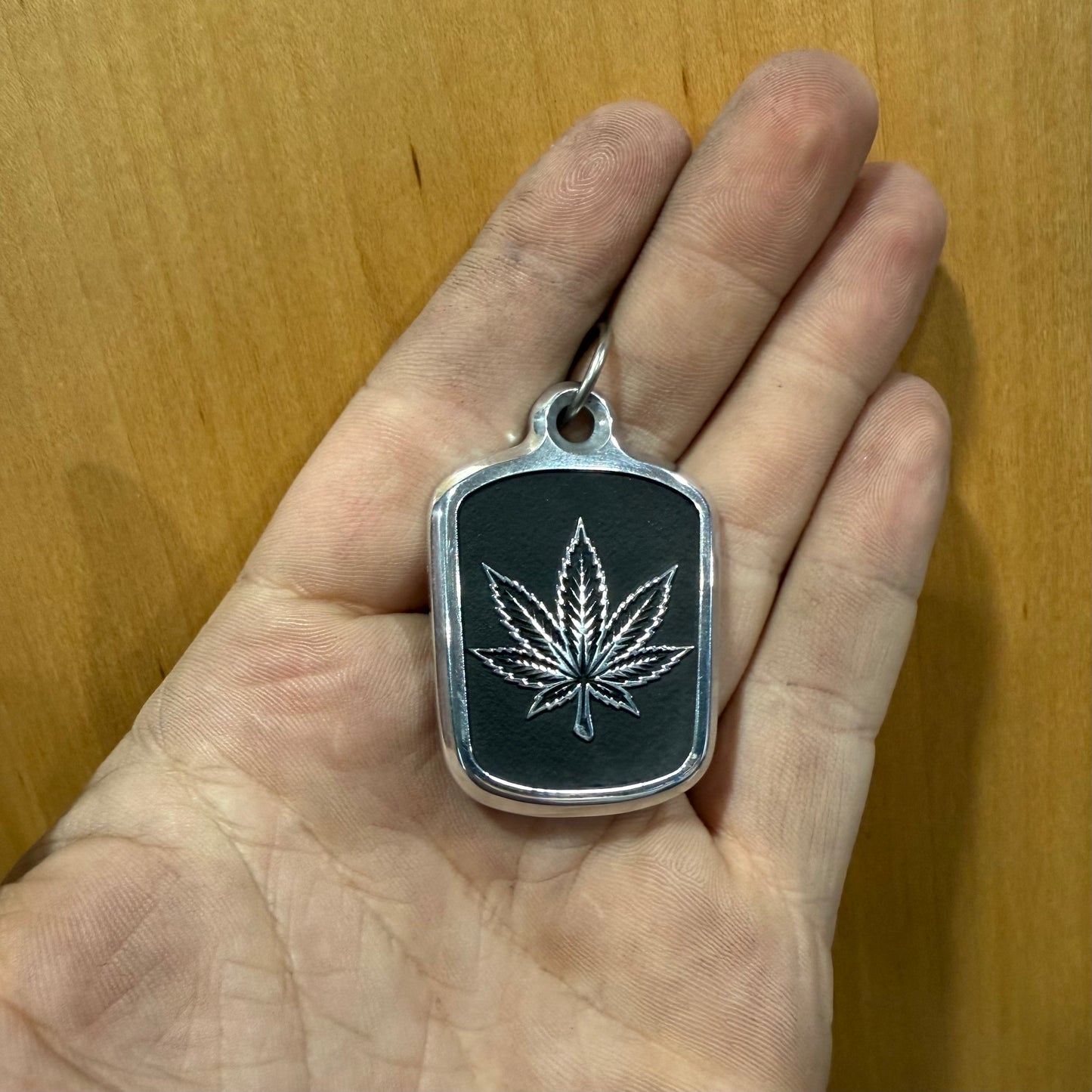 Weed Billet Necklace Pendant & Bail