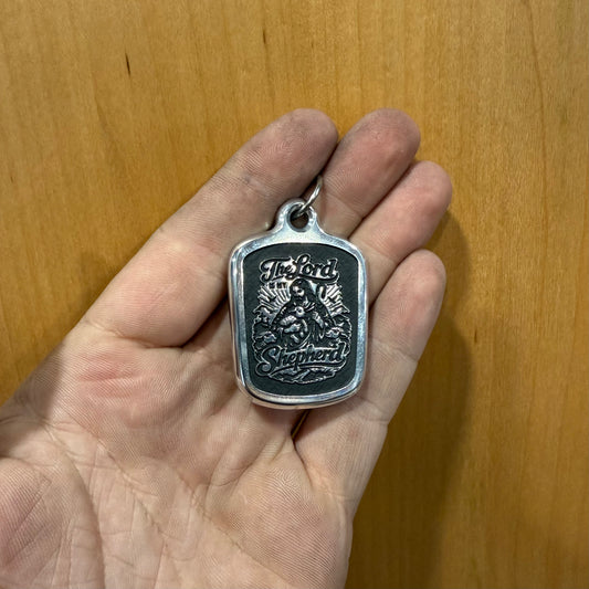 The Lord Is My Shepherd Billet Necklace Pendant & Bail