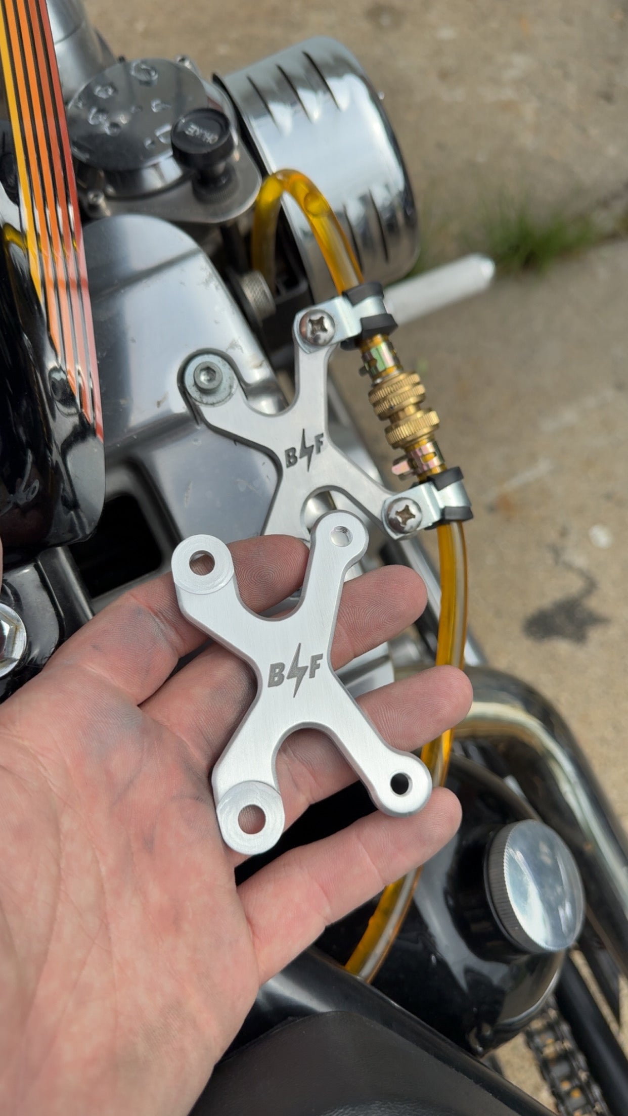 Evo Sportster Fuel Filter Bracket