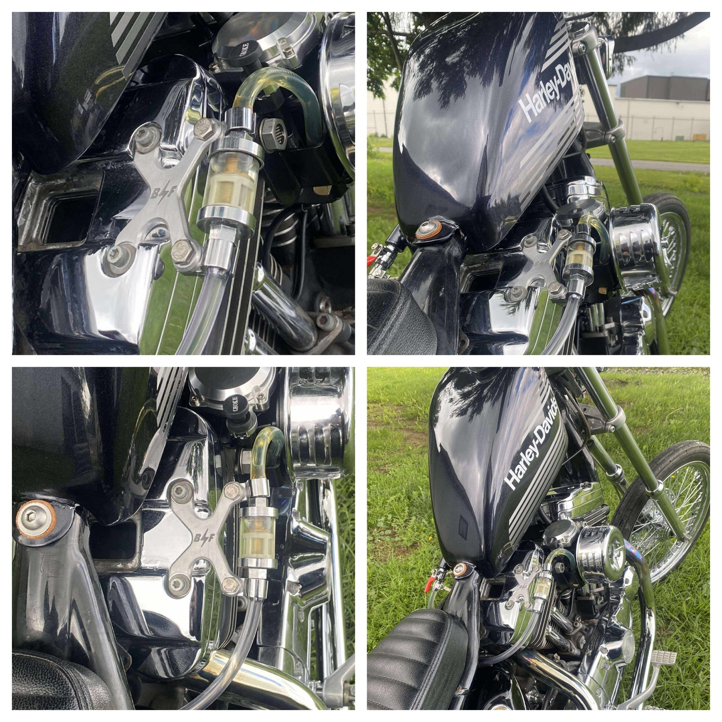 Evo Sportster Fuel Filter Bracket