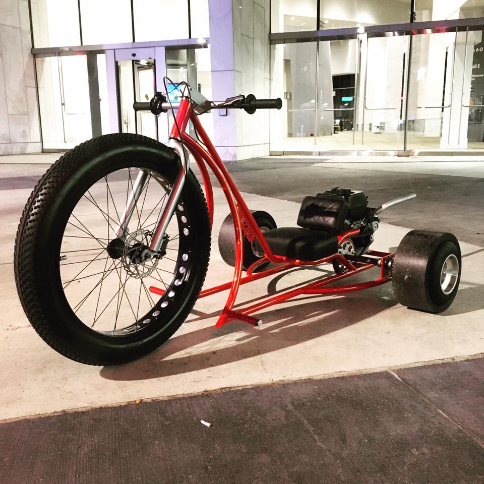 26" Fat Tire Gas Powered Drift Trike