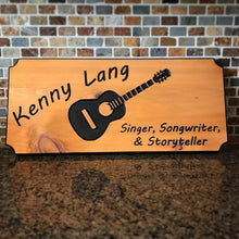 Load image into Gallery viewer, 10.75&quot;x24&quot; Custom Carved Cedar Sign