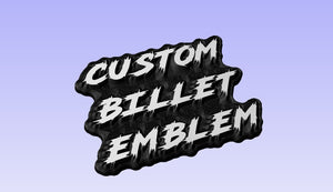 Custom CNC Machined Billet Aluminum Emblem