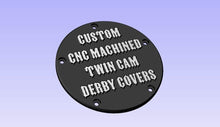 Load image into Gallery viewer, Custom CNC Machined Harley Twin Cam Derby Cover