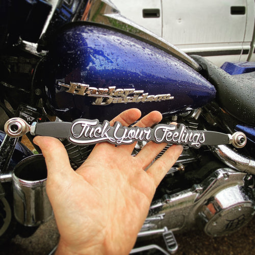 Fuck Your Feelings CNC Machined Harley Shift Linkage