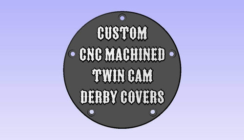 Custom CNC Machined Harley Twin Cam Derby Cover