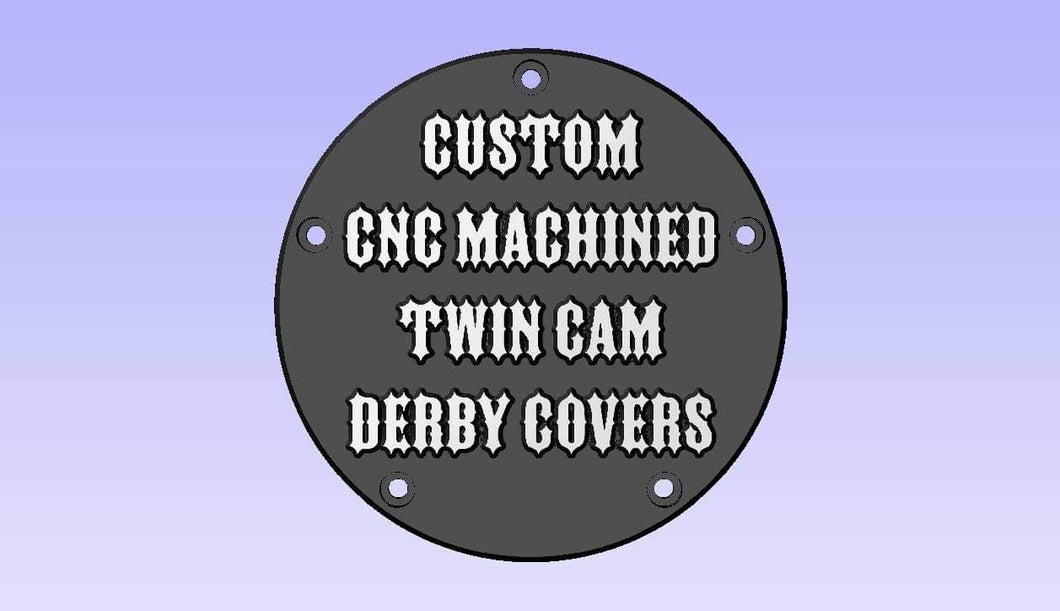 Custom CNC Machined Harley Twin Cam Derby Cover