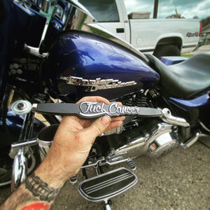 Fuck Cancer CNC Machined Harley Shift Linkage