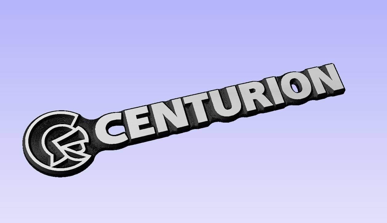 CNC Machined Billet Aluminum Centurion Emblem SINGLE