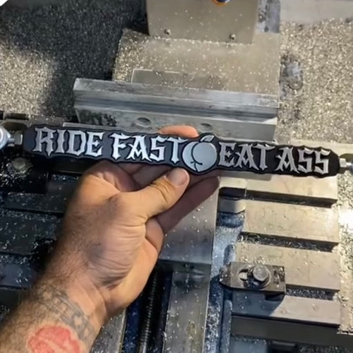 Ride Fast Eat Ass CNC Machined Harley Shift Linkage