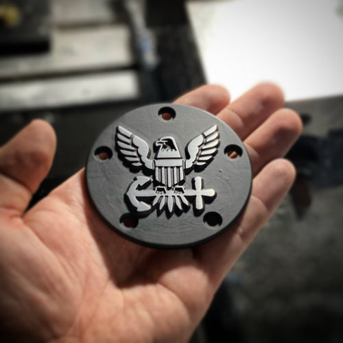 US Navy CNC Machined Harley Twin Cam Timing Cover